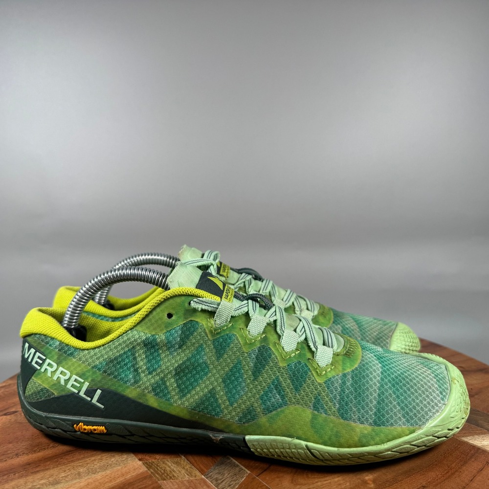 Merrell Vapor Glove 3 Womens 7 Barefoot Running Shoes Green J12678 Vibram